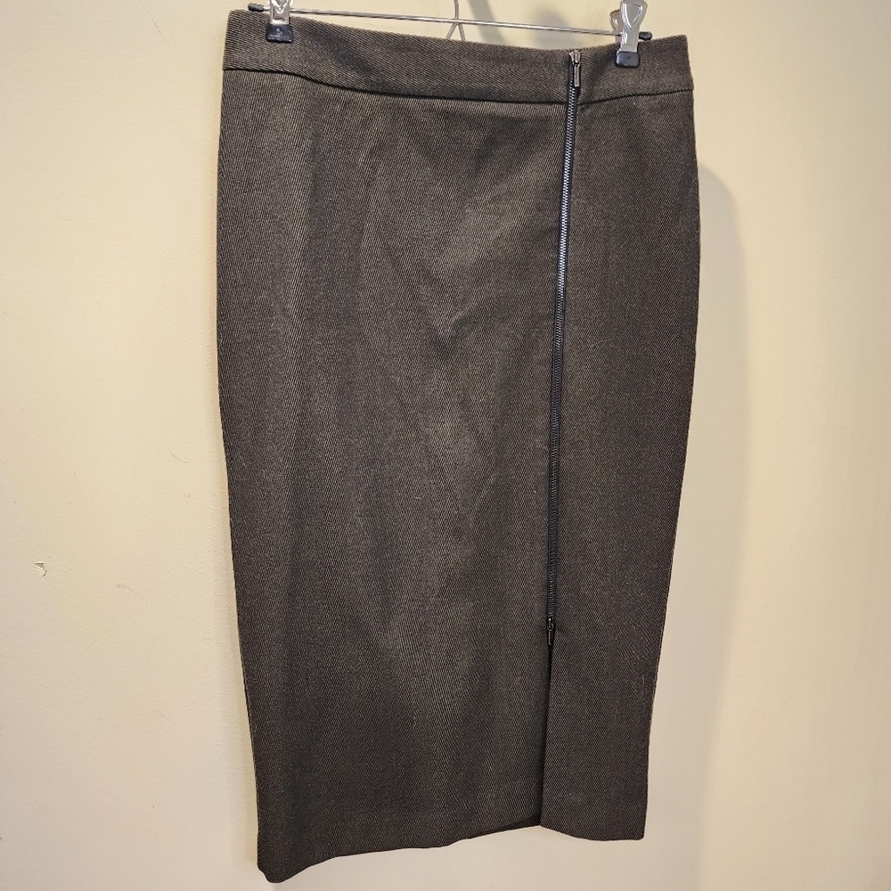 Ann Taylor women's Olive Green Straight Pencil Skirt Size 4